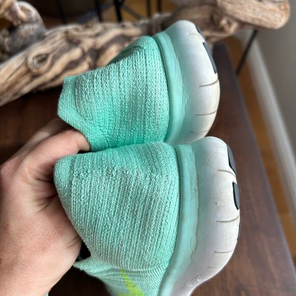 Nike Free Rn Flyknit Green Glow Women’s Size 8 - Picture 7 of 8